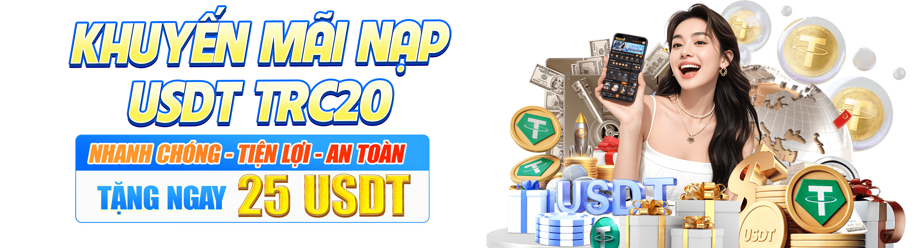 Hình ảnh quảng cáo của qh235 hiển thị nền tảng và các lợi ích