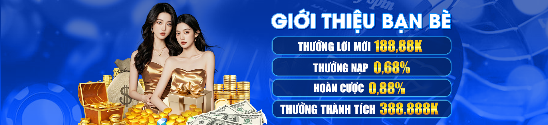 Hình ảnh quảng cáo của qh235 hiển thị nền tảng và các lợi ích