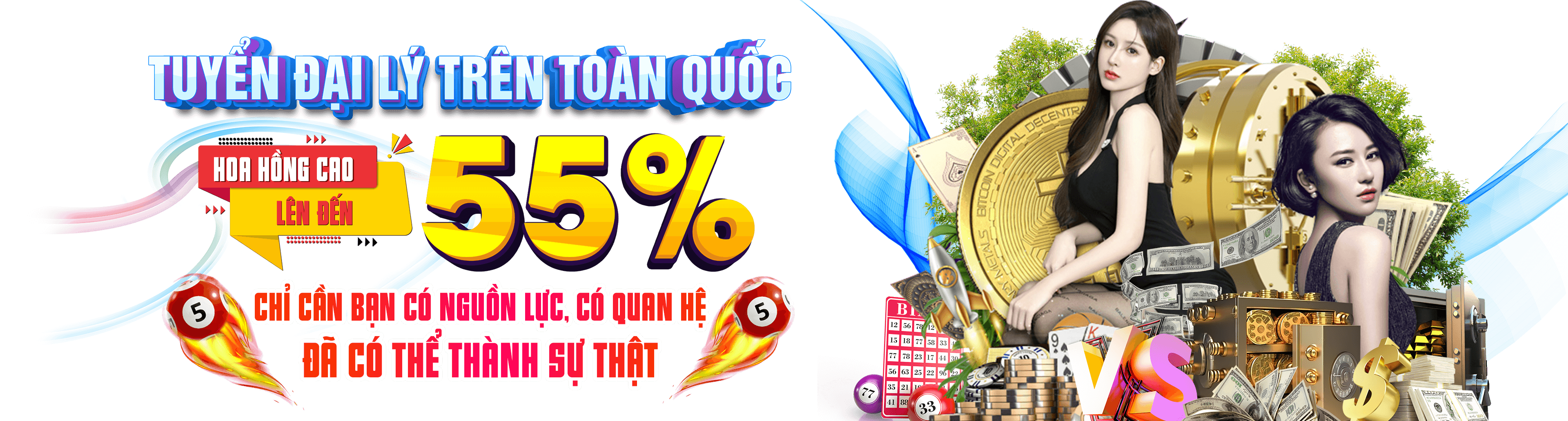 Hình ảnh quảng cáo của qh235 hiển thị nền tảng và các lợi ích