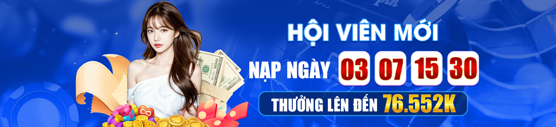 Hình ảnh quảng cáo của qh235 hiển thị nền tảng và các lợi ích