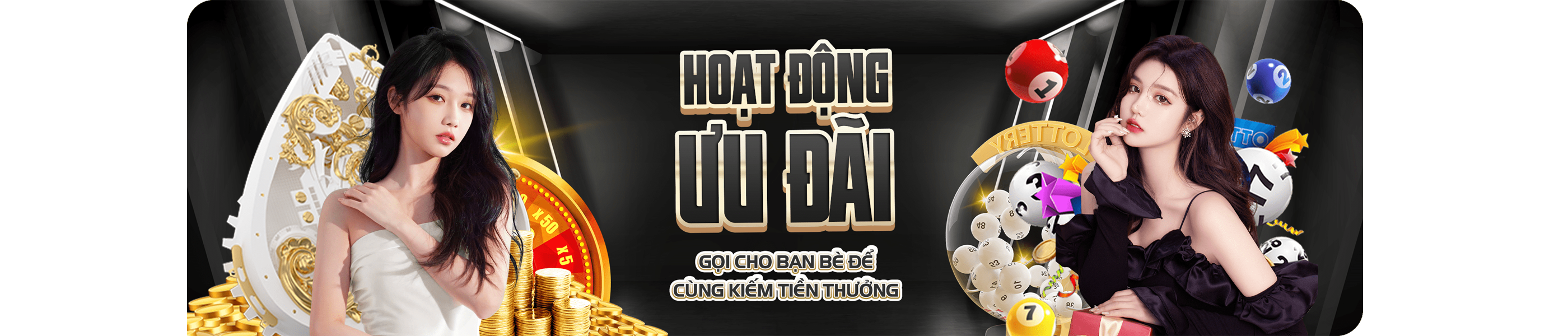 Hình ảnh quảng cáo của qh235 hiển thị nền tảng và các lợi ích
