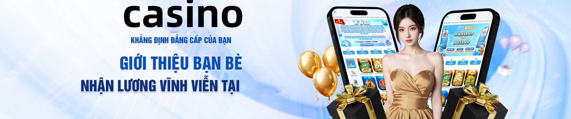 Hình ảnh quảng cáo của qh235 hiển thị nền tảng và các lợi ích