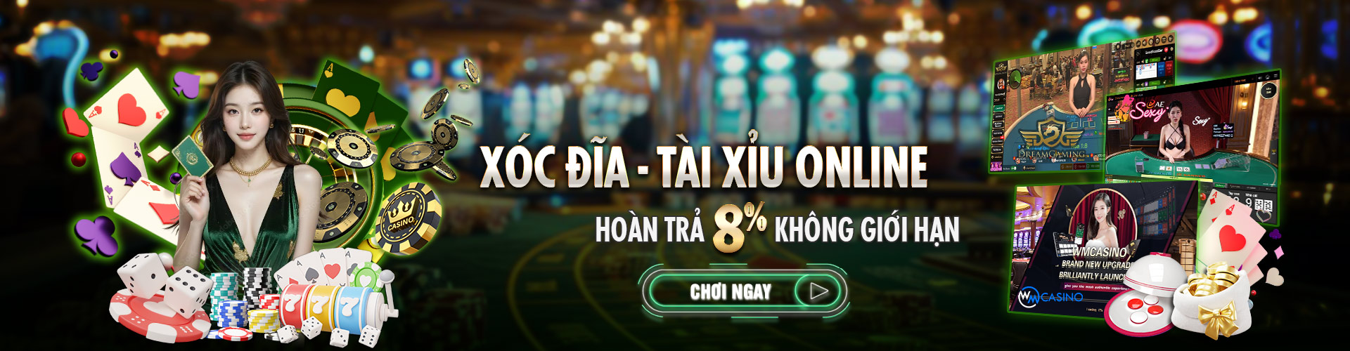 Hình ảnh quảng cáo của qh235 hiển thị nền tảng và các lợi ích